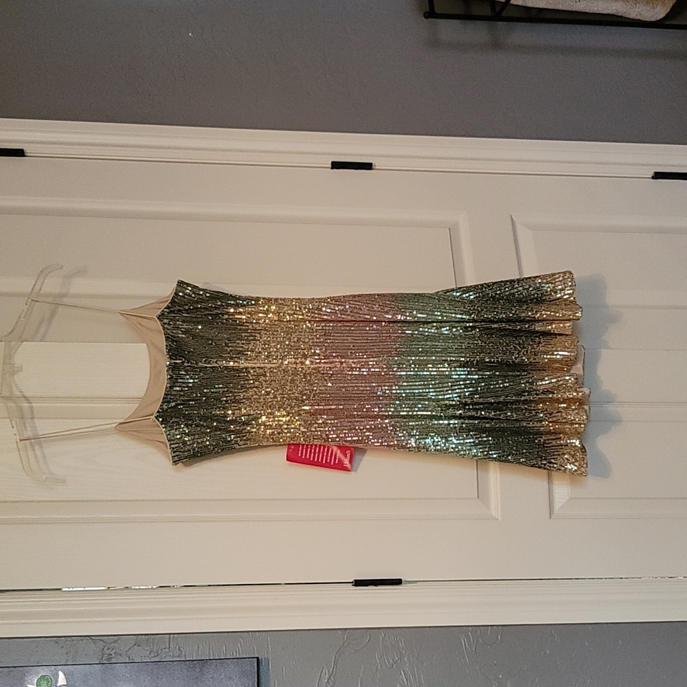 Sequin Dress sz 10 - Picture 2 of 4